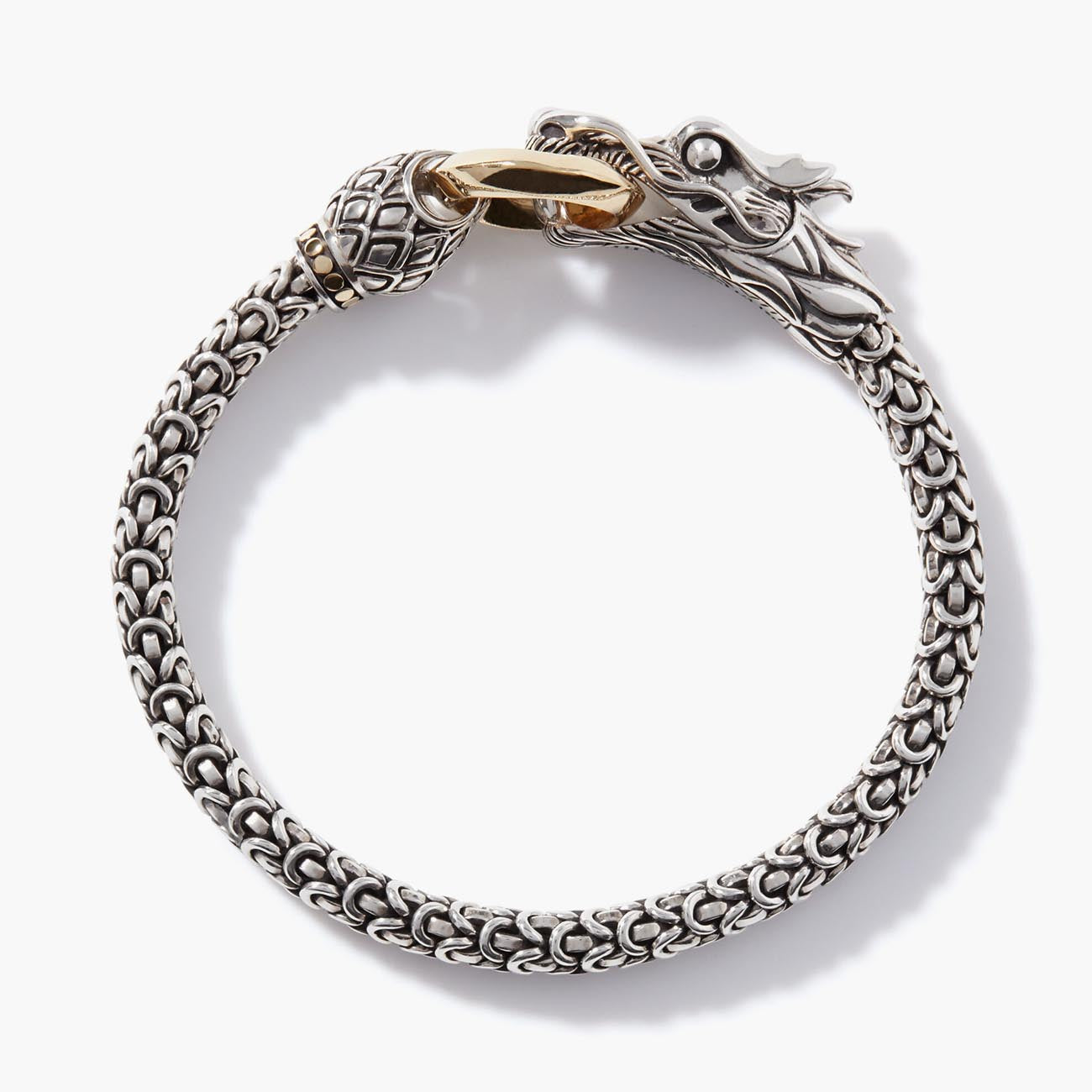 John Hardy Naga Dragon Gold & Silver Bracelet