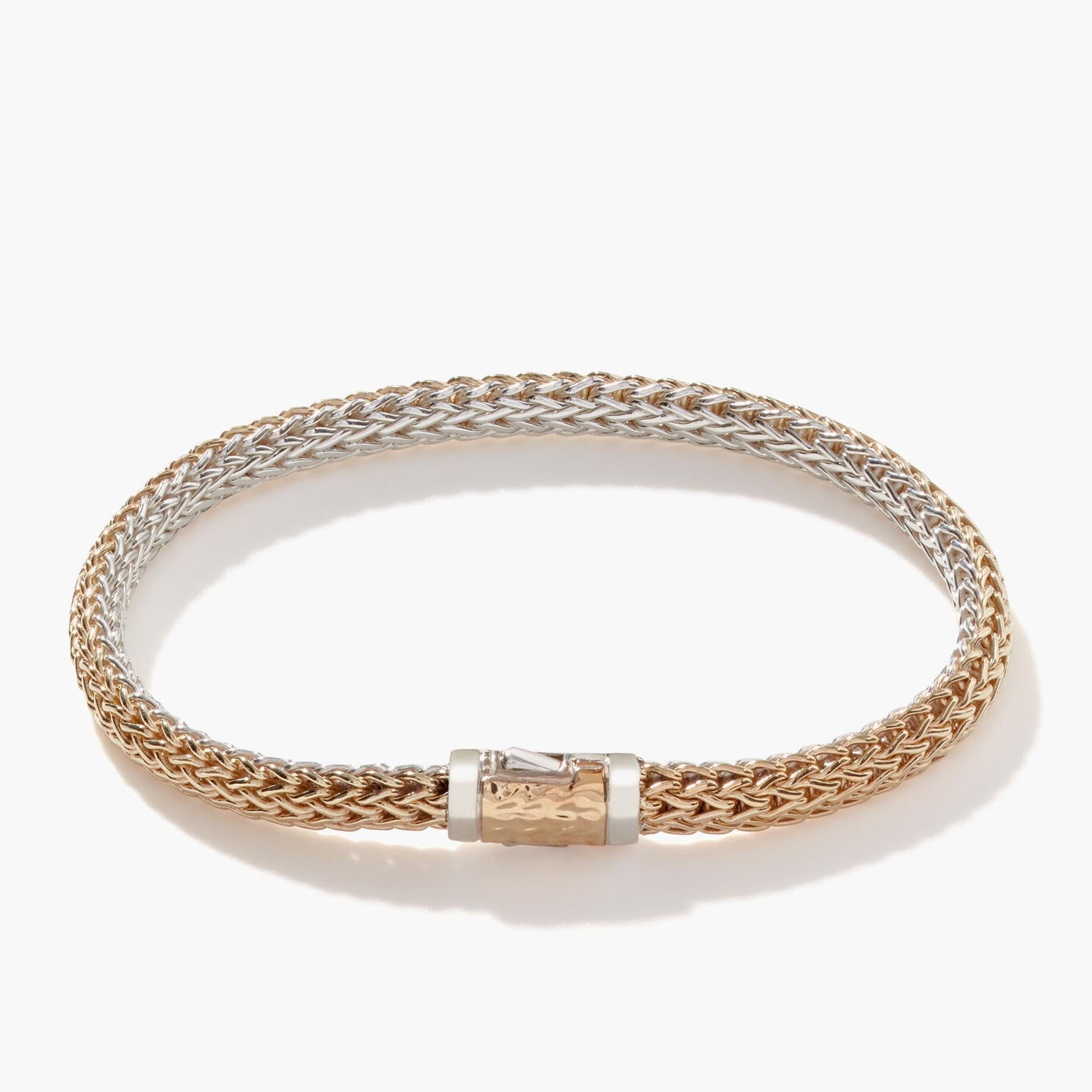 John Hardy Classic Chain Gold & Silver 5mm Reversible Bracelet