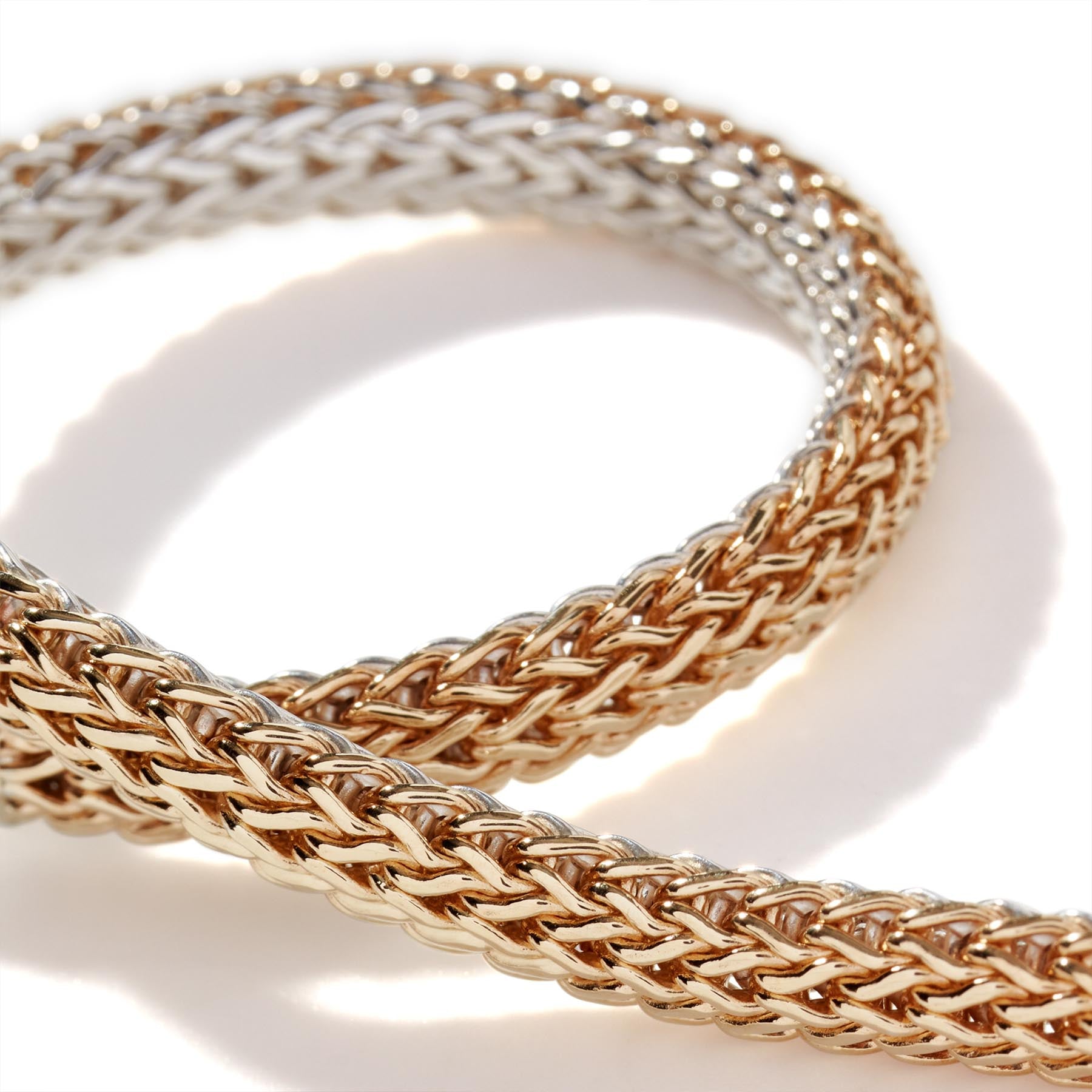 John Hardy Classic Chain Gold & Silver 5mm Reversible Bracelet