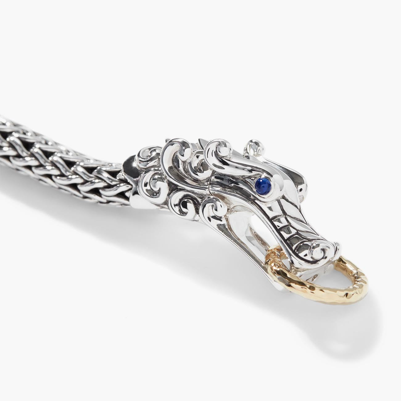 John Hardy Legends Naga Two Tone Double Dragon Bracelet