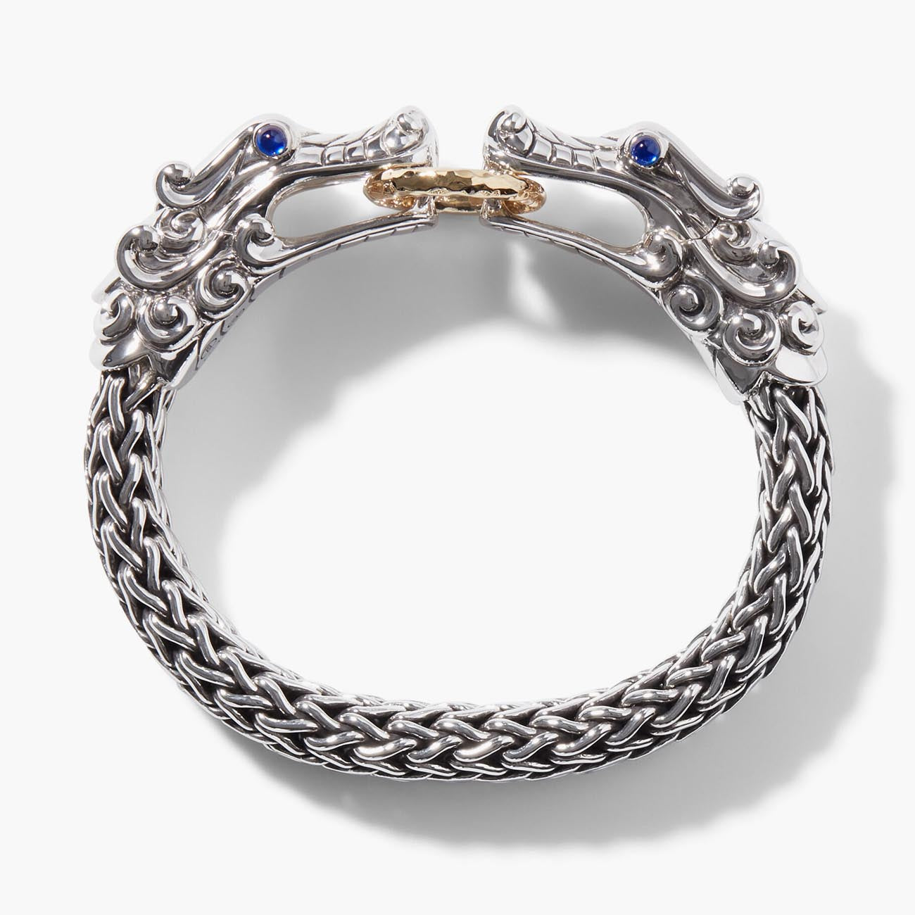 John Hardy Legends Naga Two Tone Double Dragon Bracelet