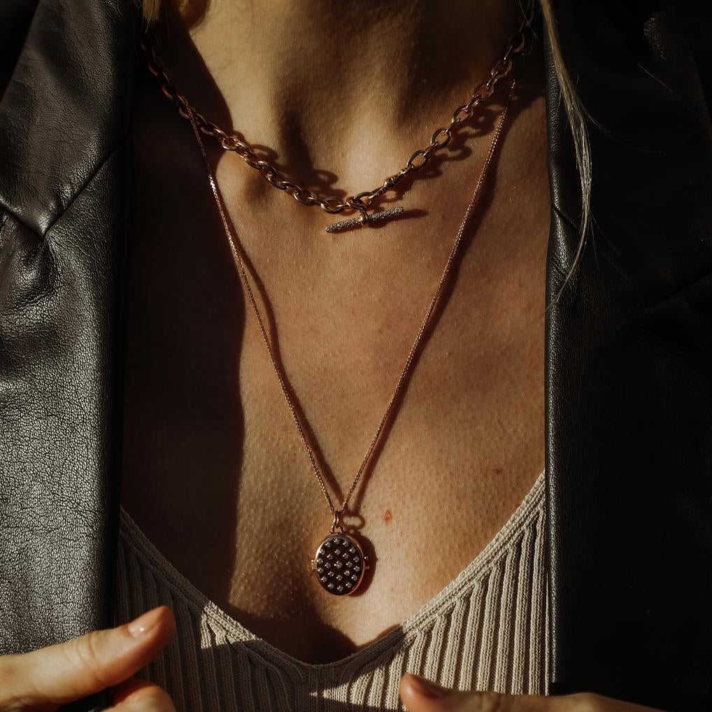 Carbon & Hyde Etoile Locket Necklace