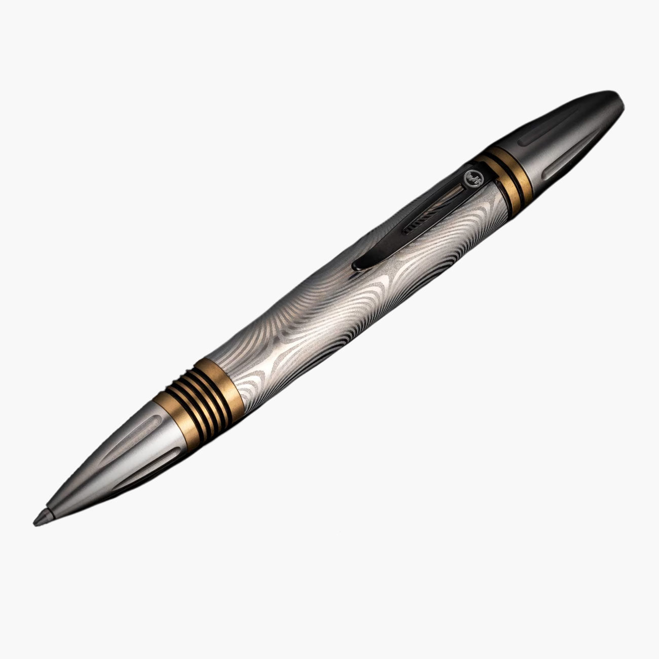 William Henry Caribe 16 Damascus and Brass Pen