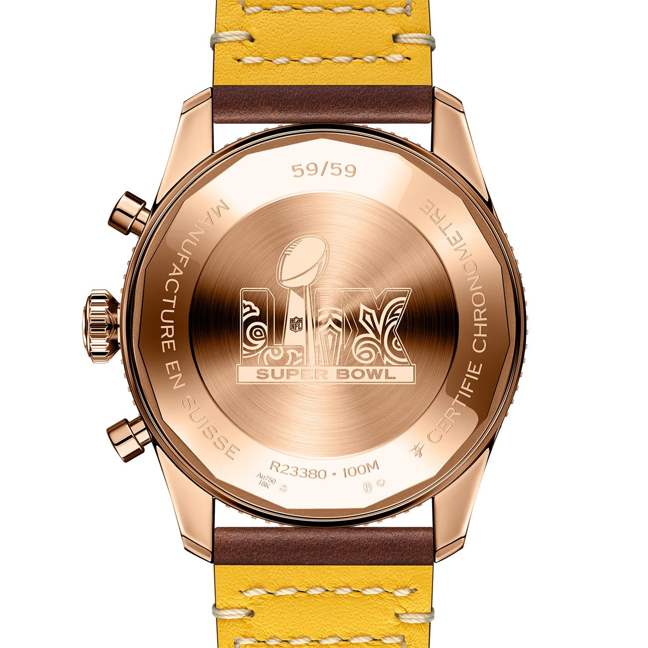 Breitling Philadelphia Eagles Classic Super Bowl AVI Watch on Leather