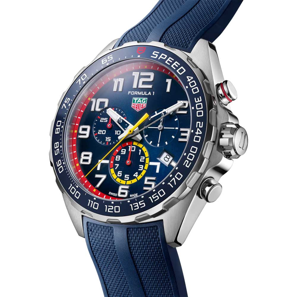 TAG Heuer x Red Bull Racing on Rubber Strap