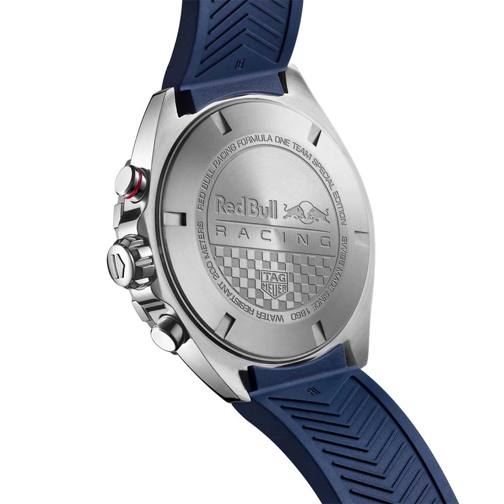 TAG Heuer x Red Bull Racing on Rubber Strap