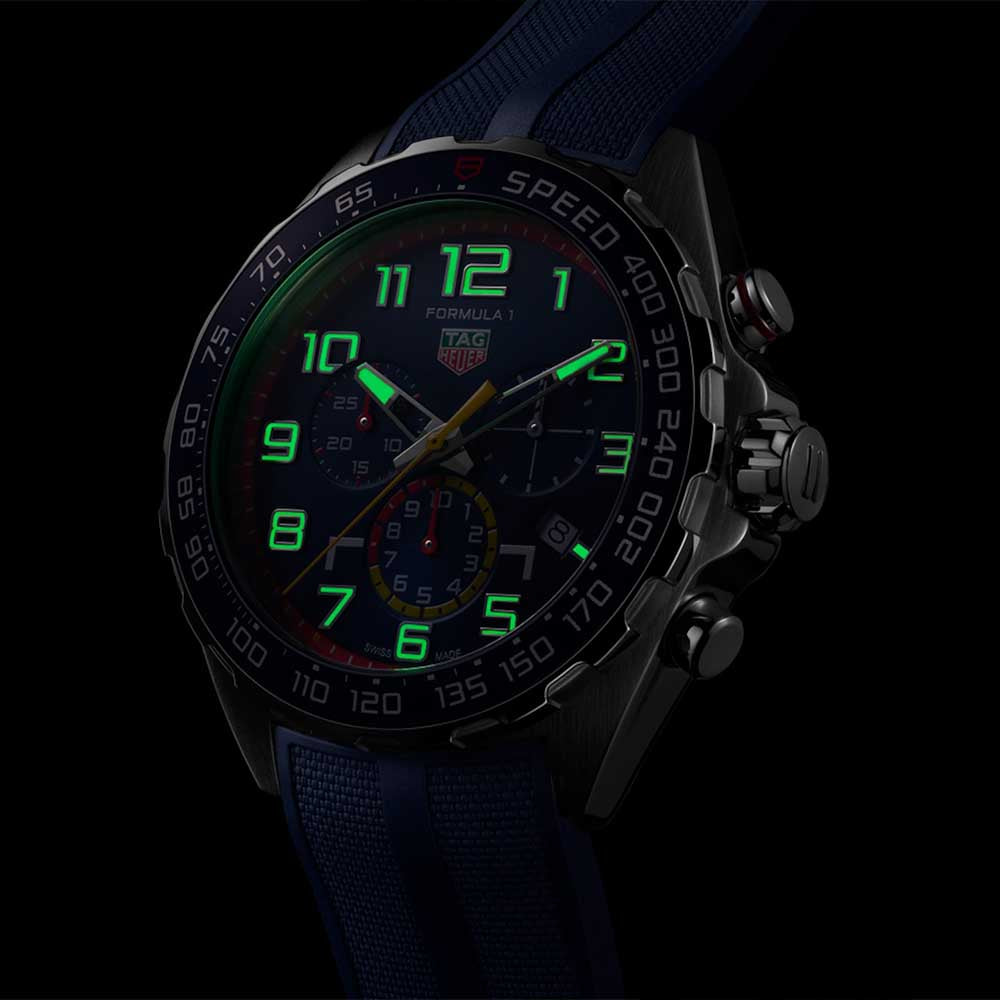 TAG Heuer x Red Bull Racing on Rubber Strap