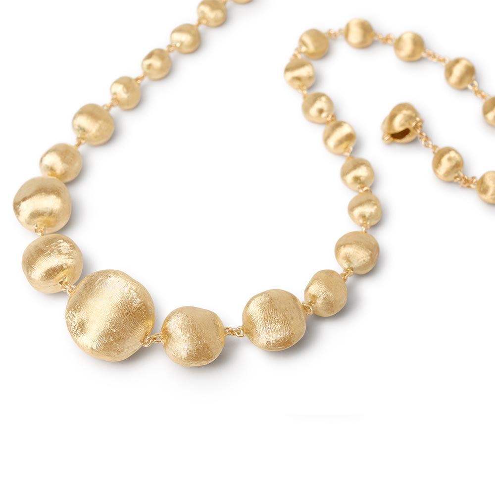 Marco Bicego Africa Yellow Gold Small Round Station Necklace