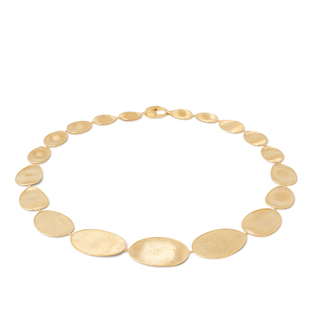 Marco Bicego Lunaria Graduated Gold Necklace - 18 Inches