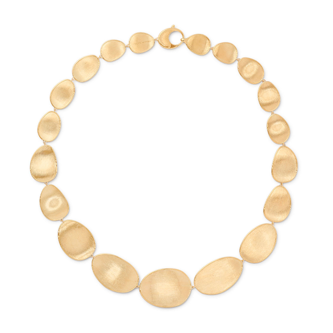 Marco Bicego Lunaria Graduated Gold Necklace - 18 Inches