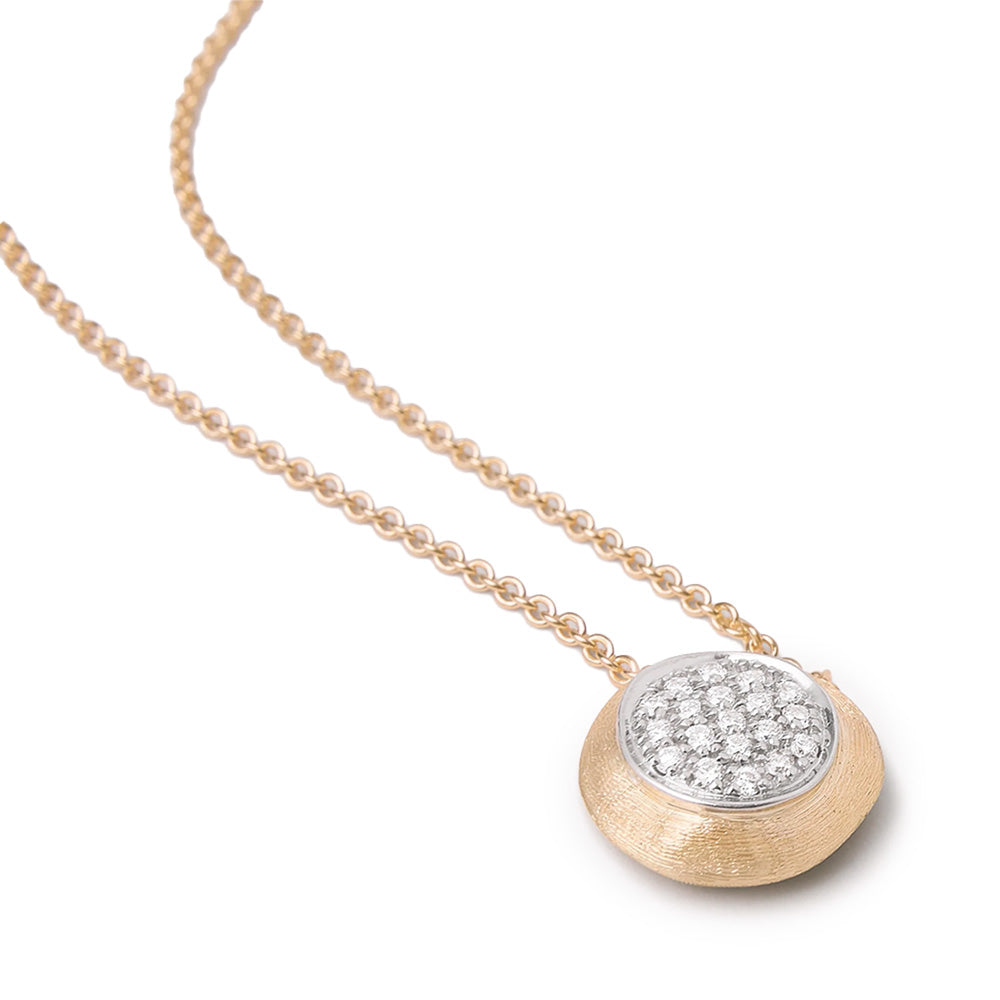 Marco Bicego Delicati Yellow Gold Round Diamond Necklace