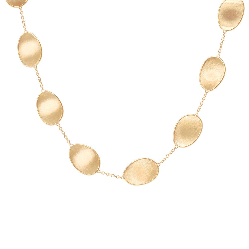 Marco Bicego Lunaria Yellow Gold Station Necklace