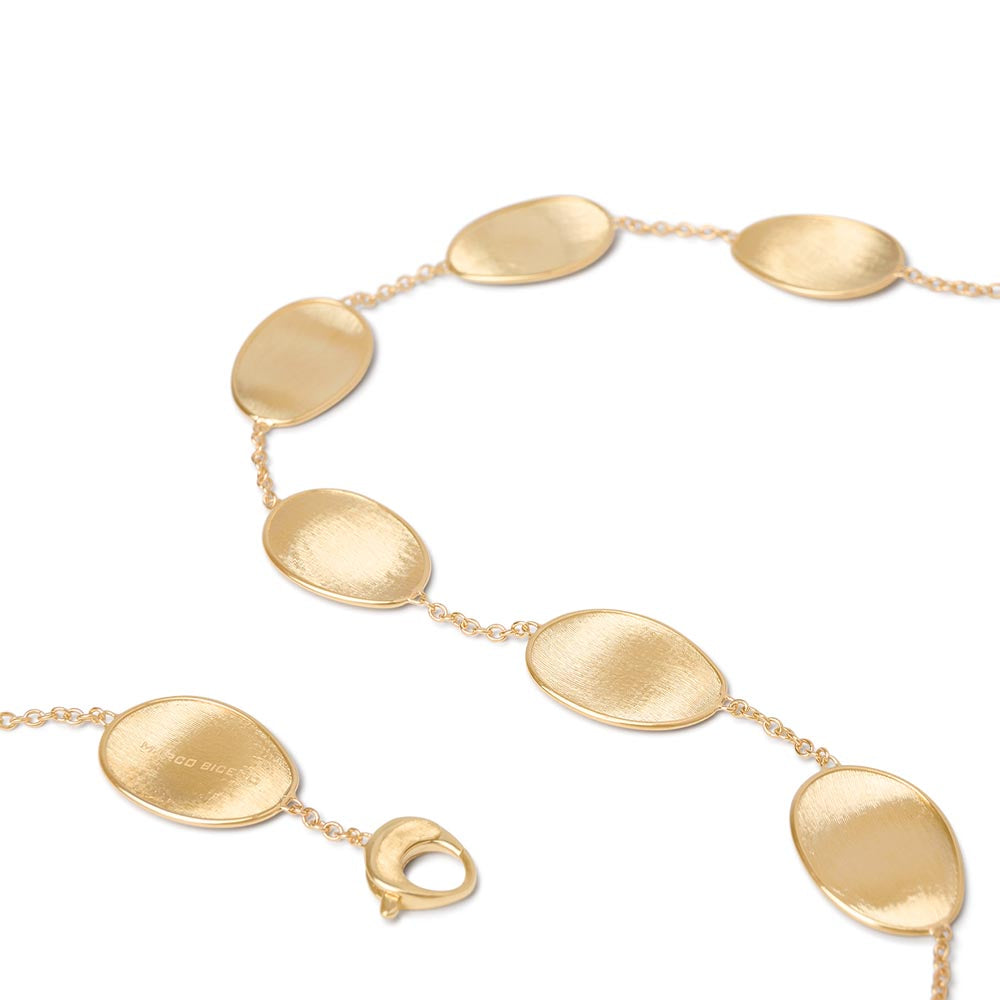 Marco Bicego Lunaria Yellow Gold Station Necklace