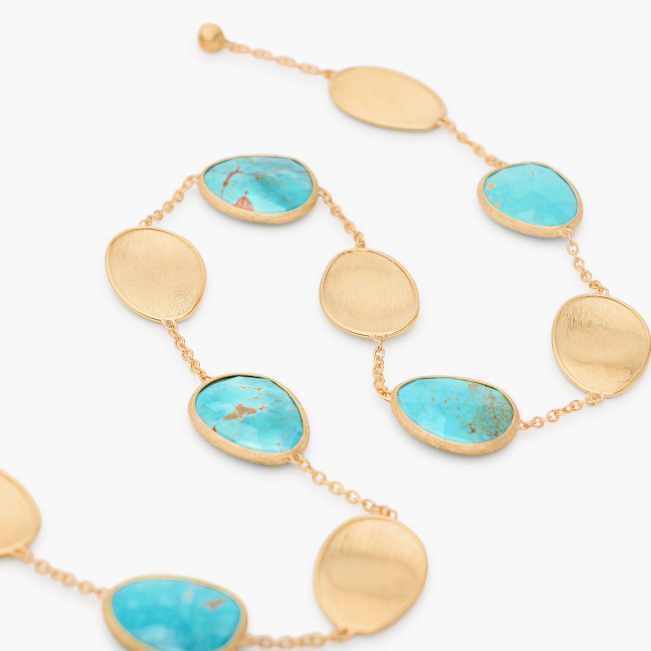 Marco Bicego Lunaria Turquoise Collar Necklace