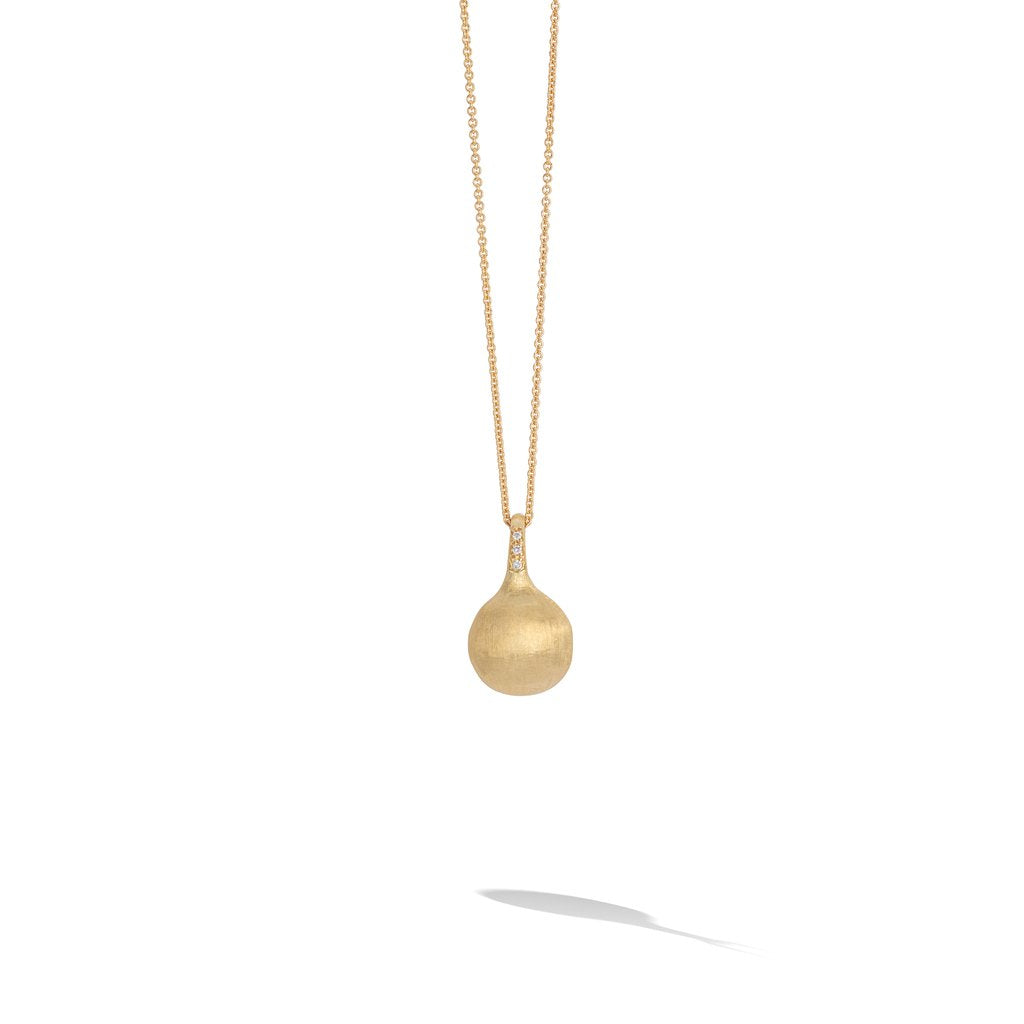 Marco Bicego Africa Boules Gold and Diamond Necklace