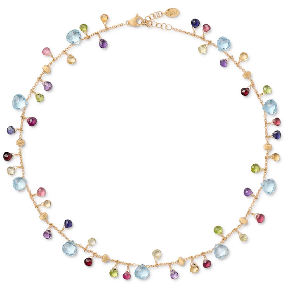 Marco Bicego Paradise Blue Topaz Mix Gemstone Necklace