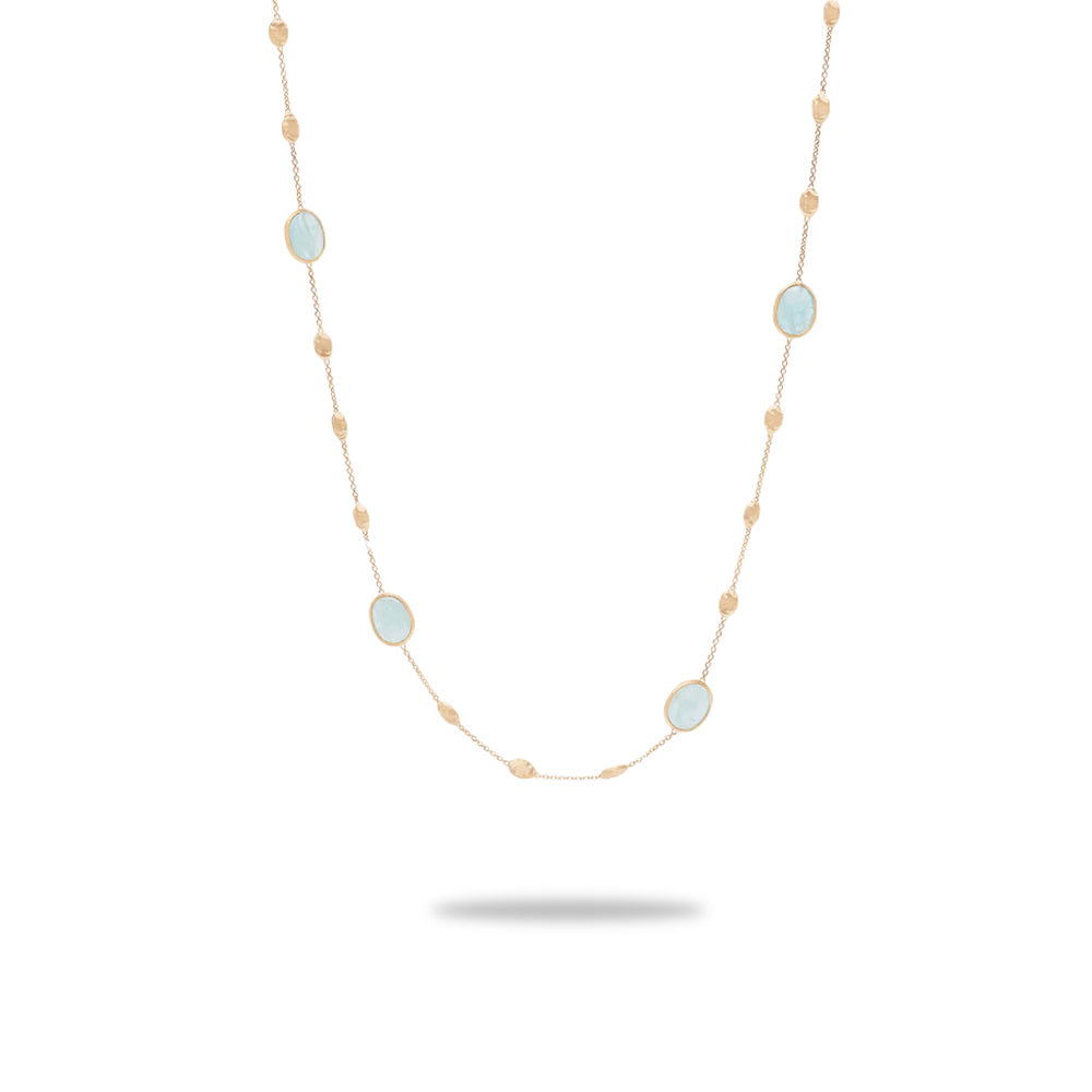 Marco Bicego Siviglia Aquamarine Long Necklace