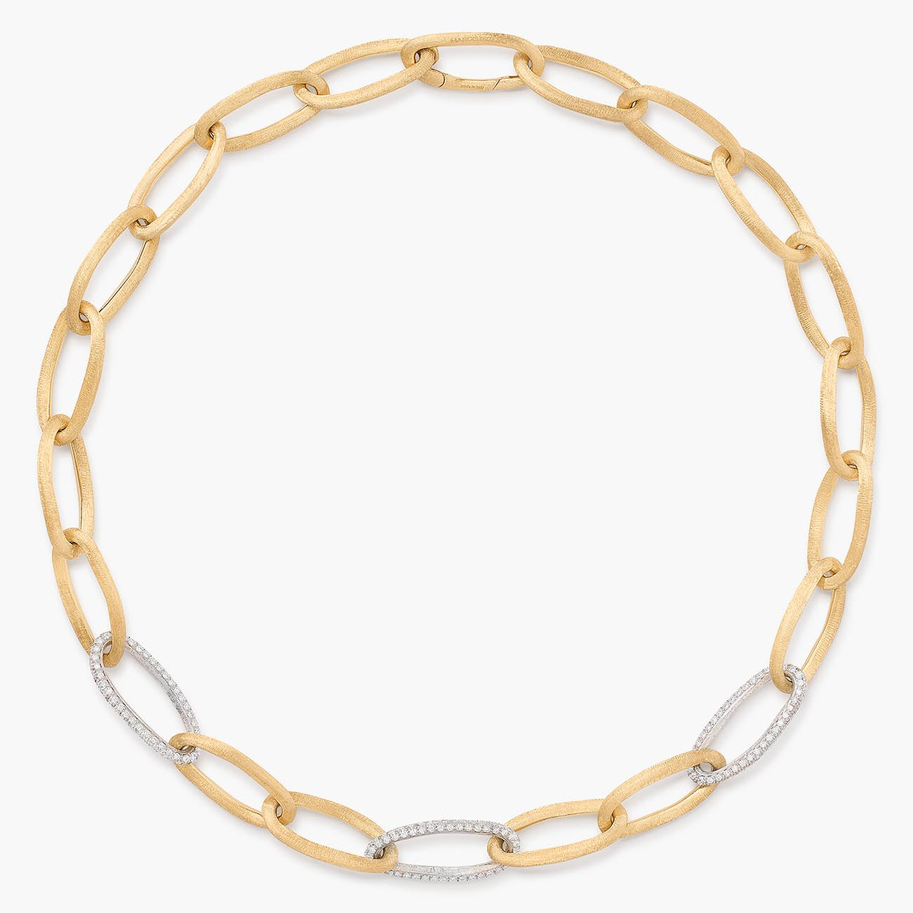 Marco Bicego Alta Diamond and Gold Link Necklace
