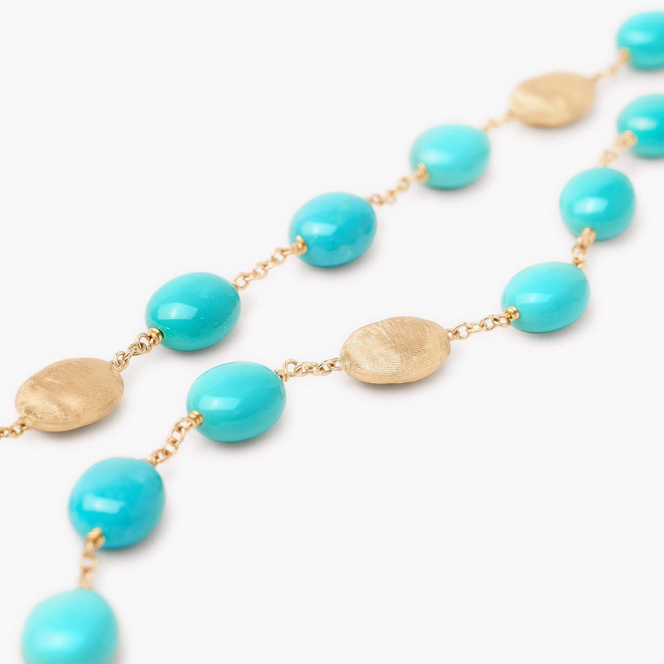 Marco Bicego Siviglia Turquoise and Gold Bead Necklace