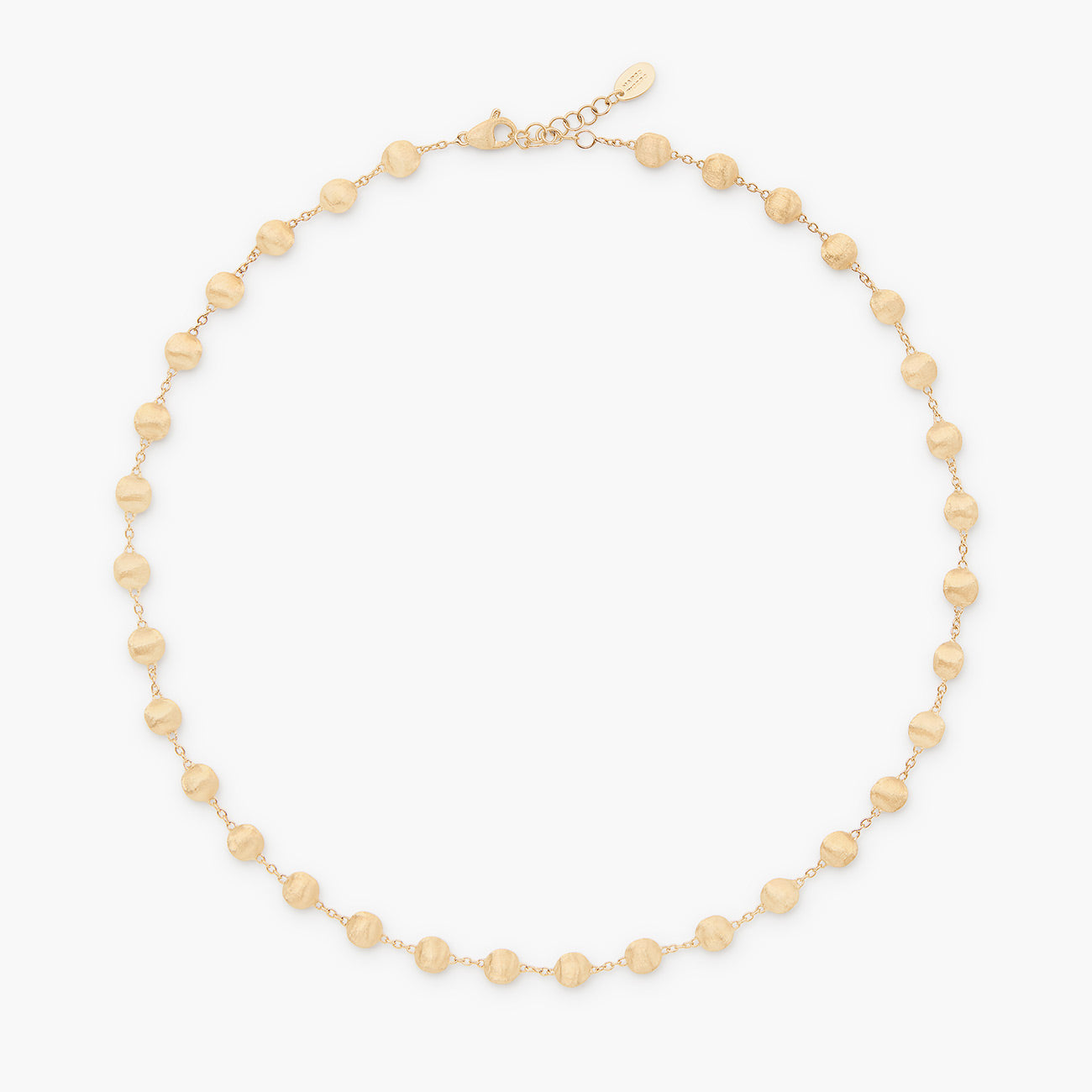 Marco Bicego Africa Yellow Gold Station Necklace - 16.5in