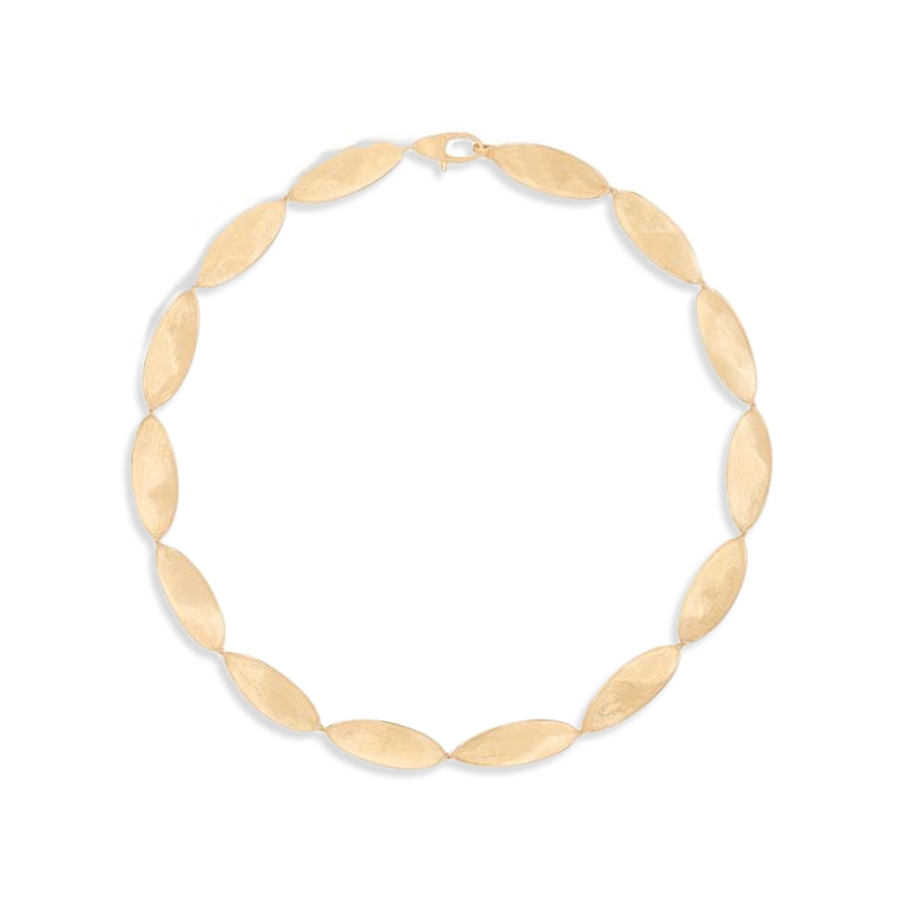 Marco Bicego Lunaria Twist Gold Leaf Necklace