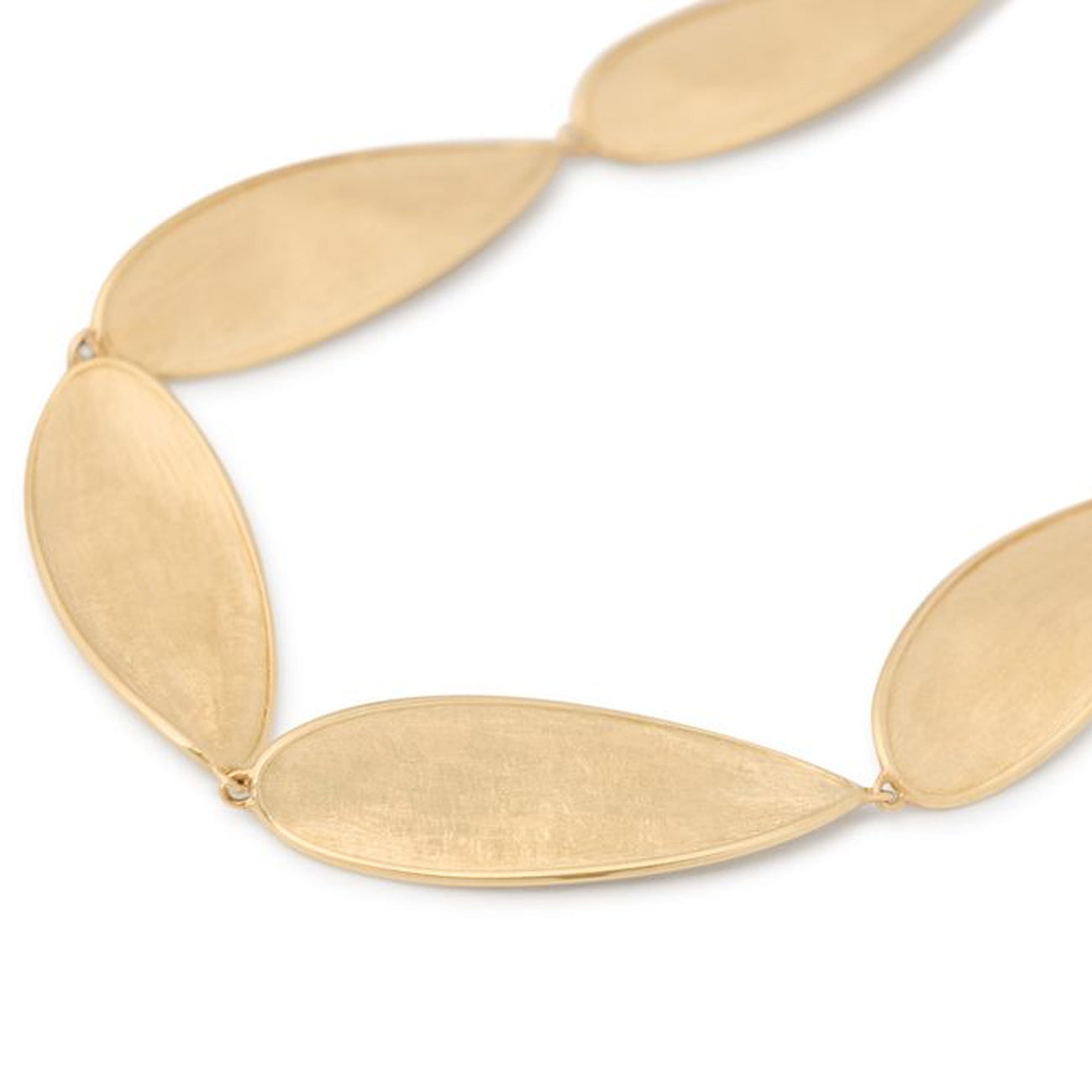 Marco Bicego Lunaria Twist Gold Leaf Necklace