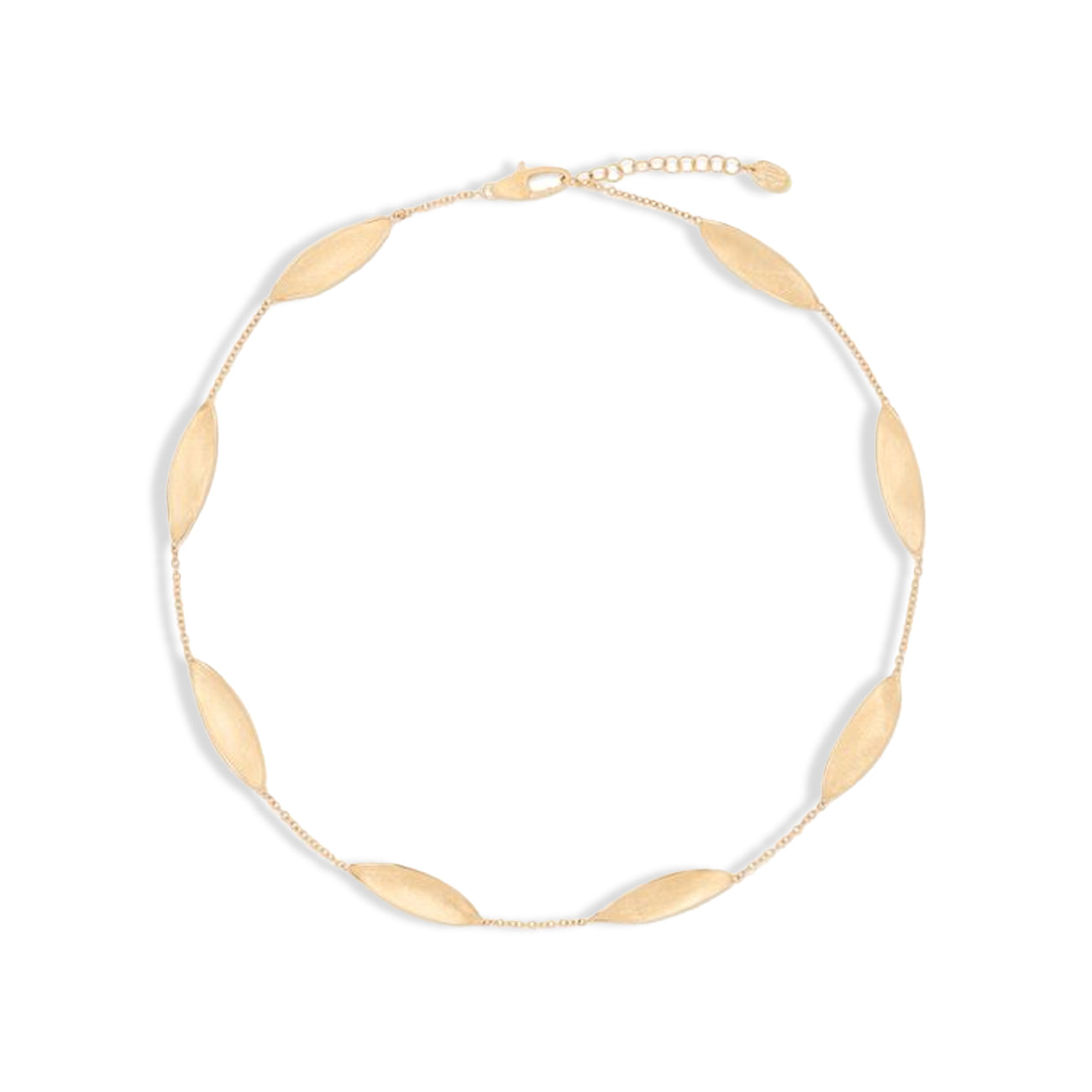 Marco Bicego Lunaria Twist Gold Leaf Choker Necklace