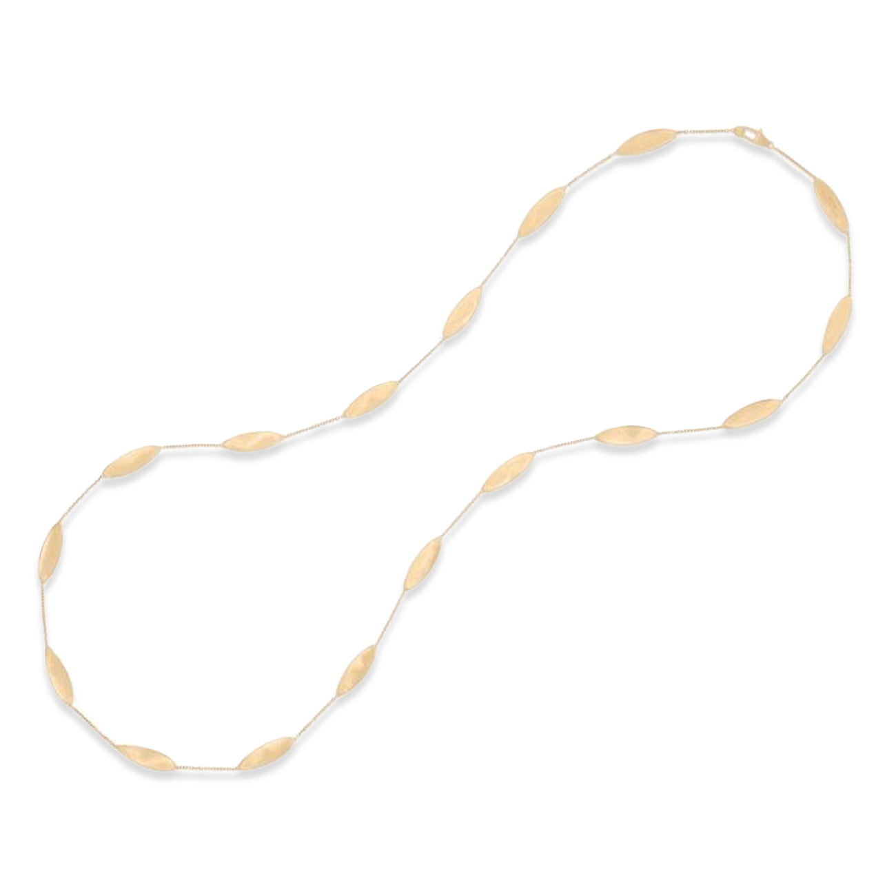 Marco Bicego Lunaria Twist Gold Leaf Long Necklace