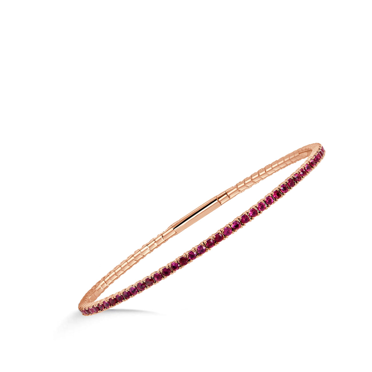 Ruby Flexible Bangle Bracelet