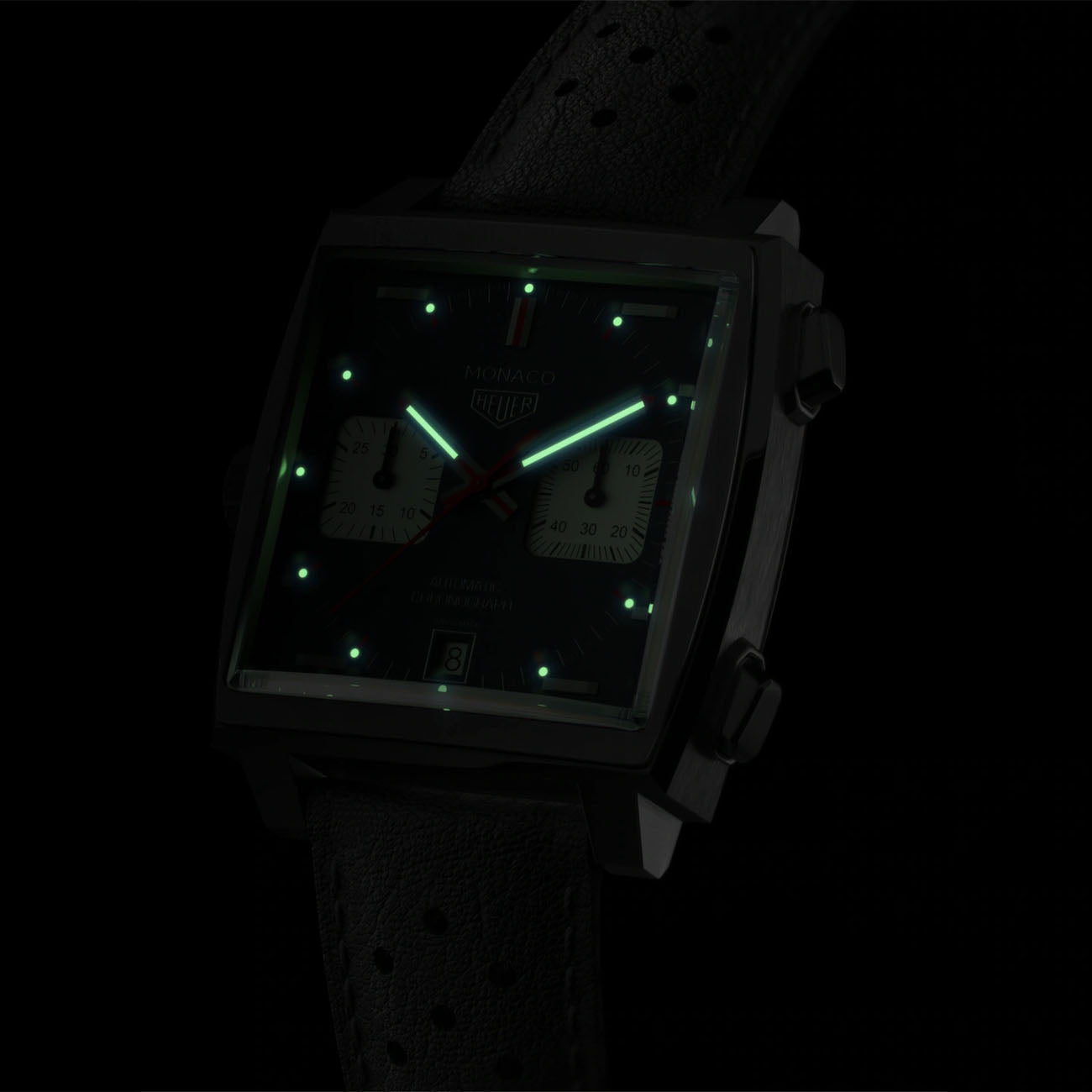 TAG Heuer Monaco Heuer 02 in Black