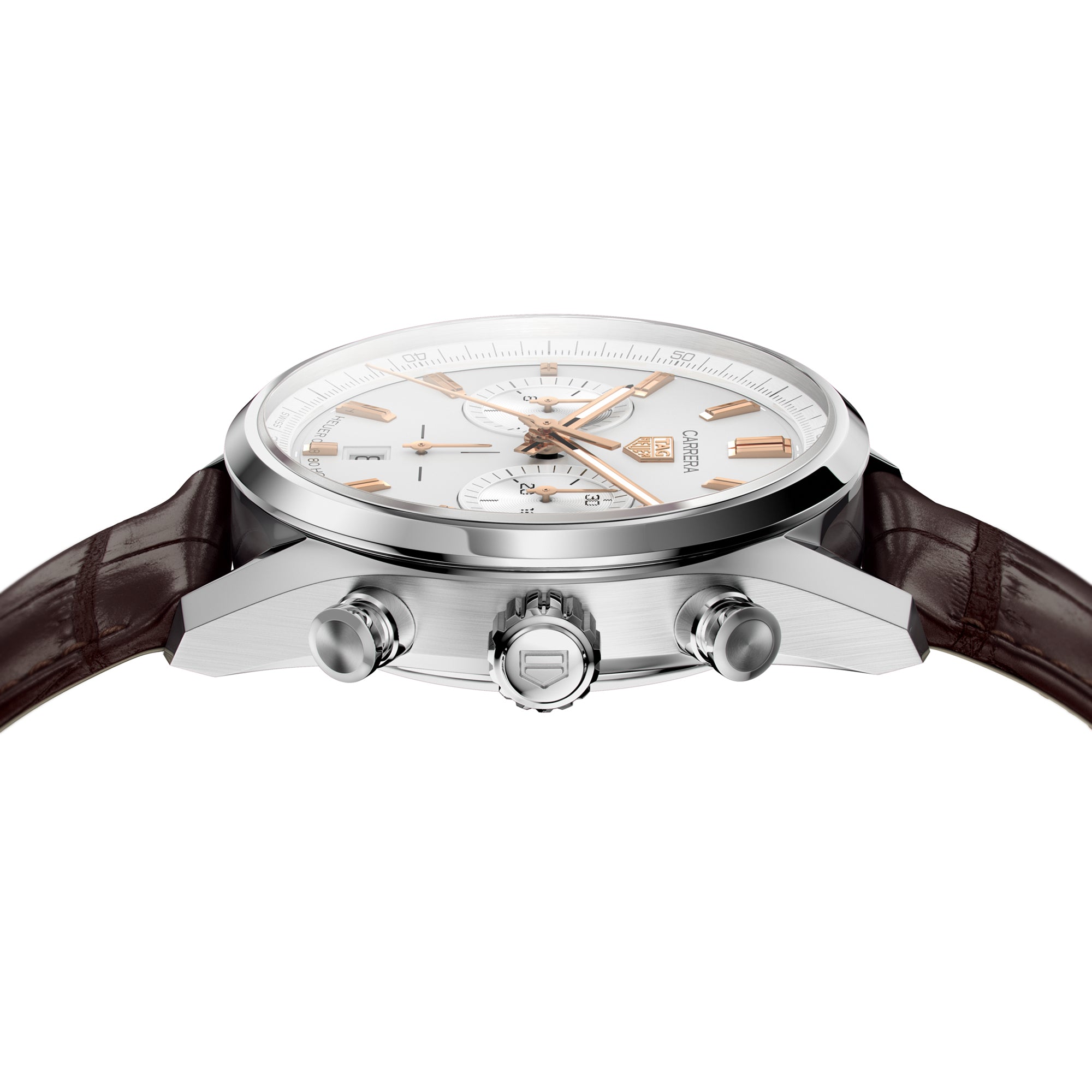 TAG Heuer Carrera Chronograph White Dial Watch - 42mm
