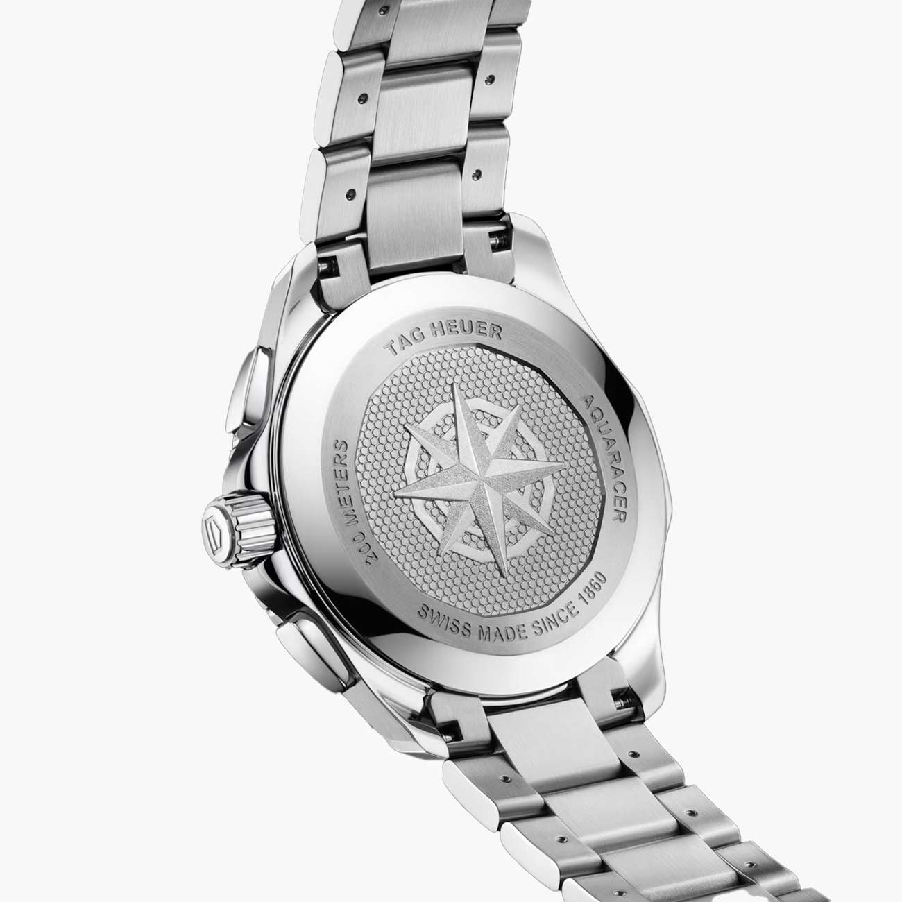 TAG Heuer Aquaracer Professional 200 Stainless Steel Chronograph Blue Dial Watch - 40mm