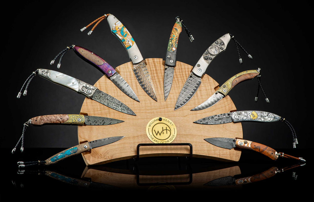 William Henry Maple Collector Knife Rack