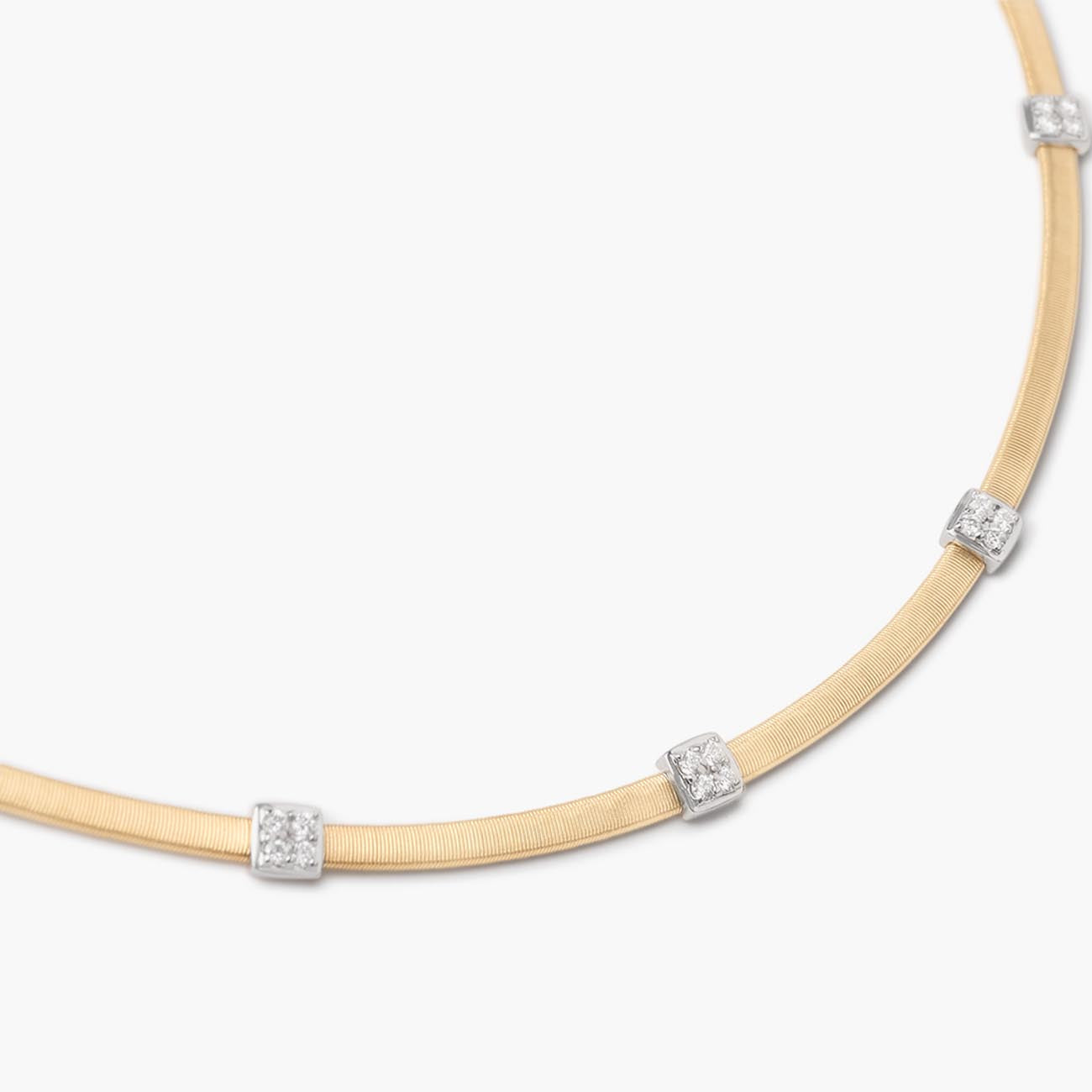 Marco Bicego Masai 5 Pavè Collar Necklace