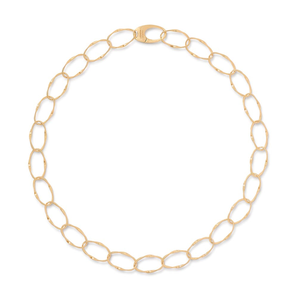 Marco Bicego Marrakech Onde Gold Link Infinity Necklace