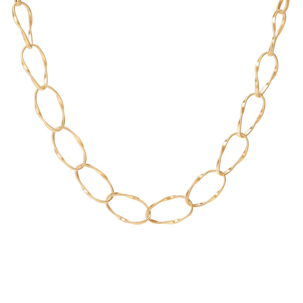 Marco Bicego Marrakech Onde Gold Link Infinity Necklace
