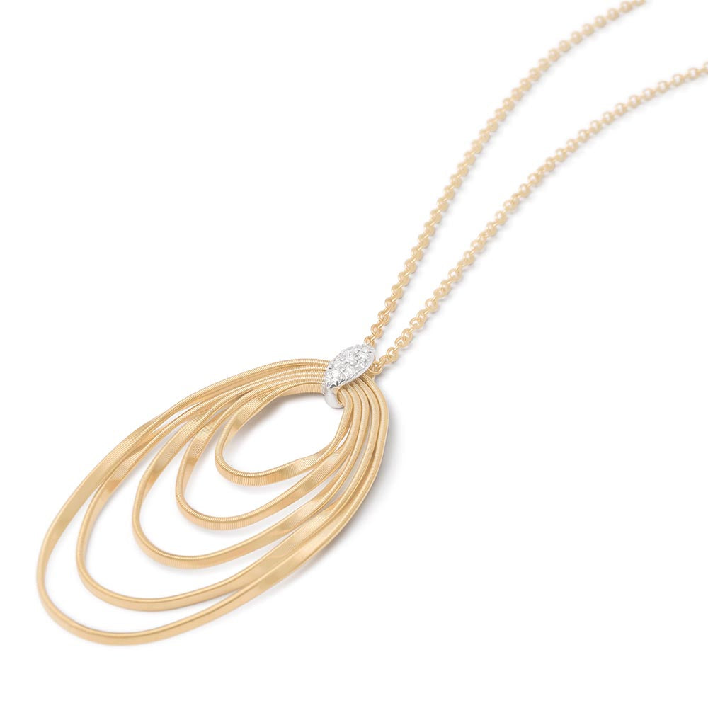 Marco Bicego Marrakech Onde Five Strand Pendant Long Necklace