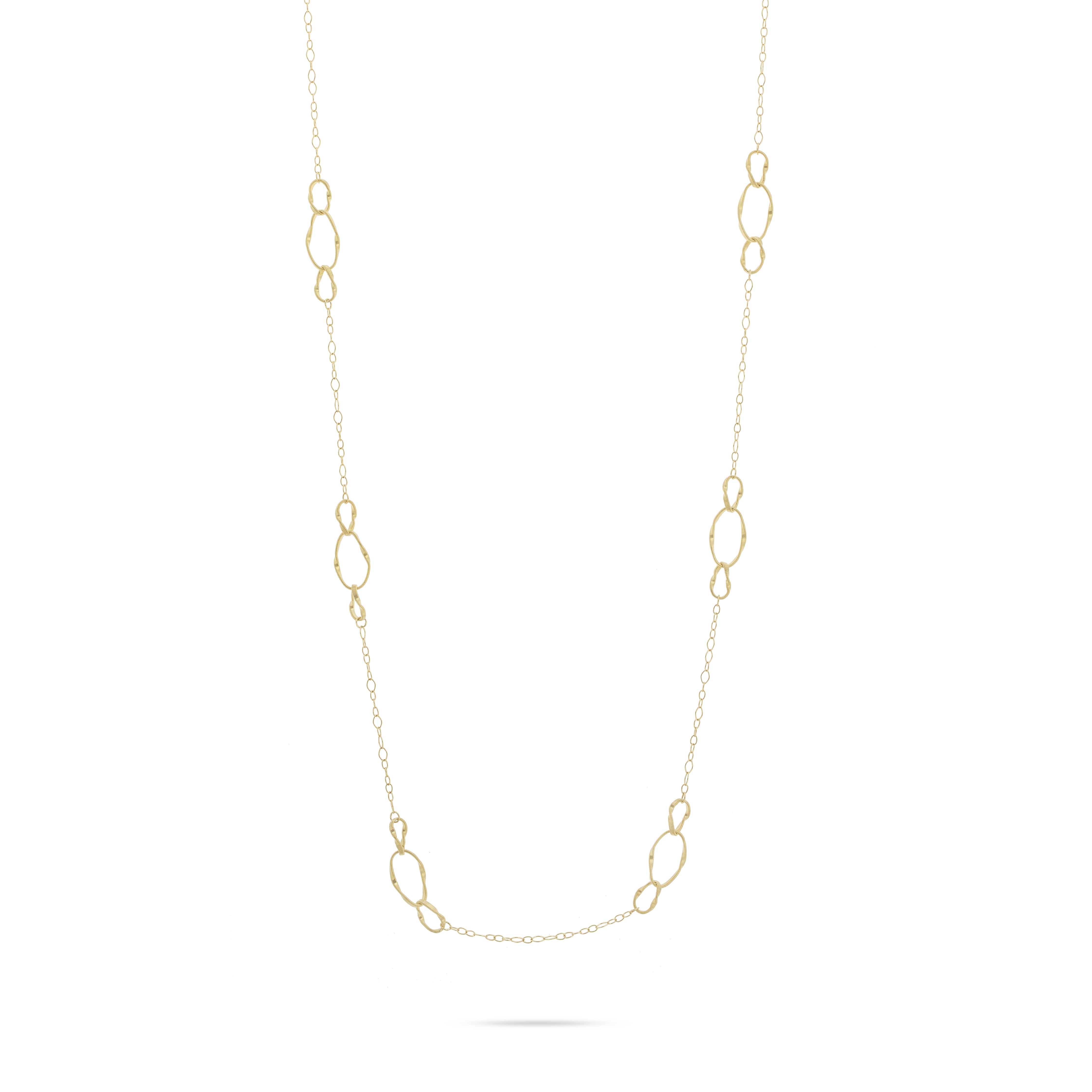 Marco Bicego Marrakech Onde Long Gold Station Necklace
