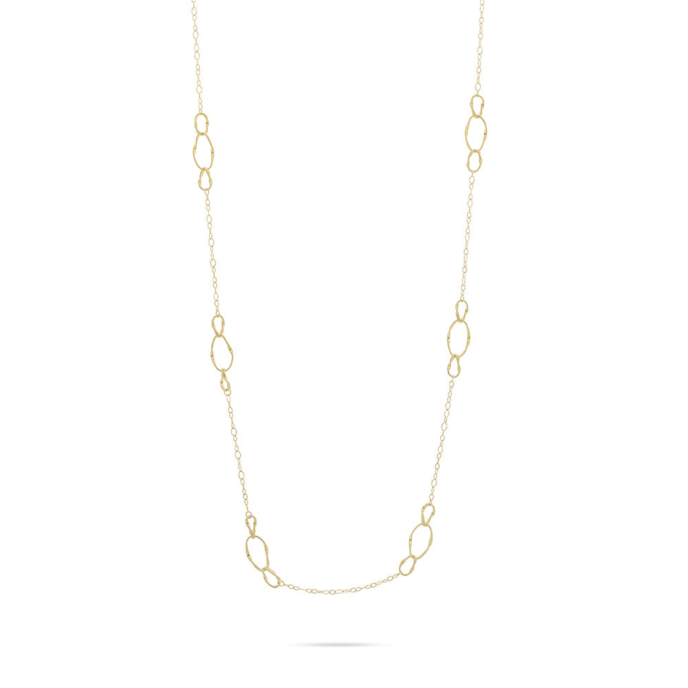 Marco Bicego Marrakech Onde Long Gold Station Necklace