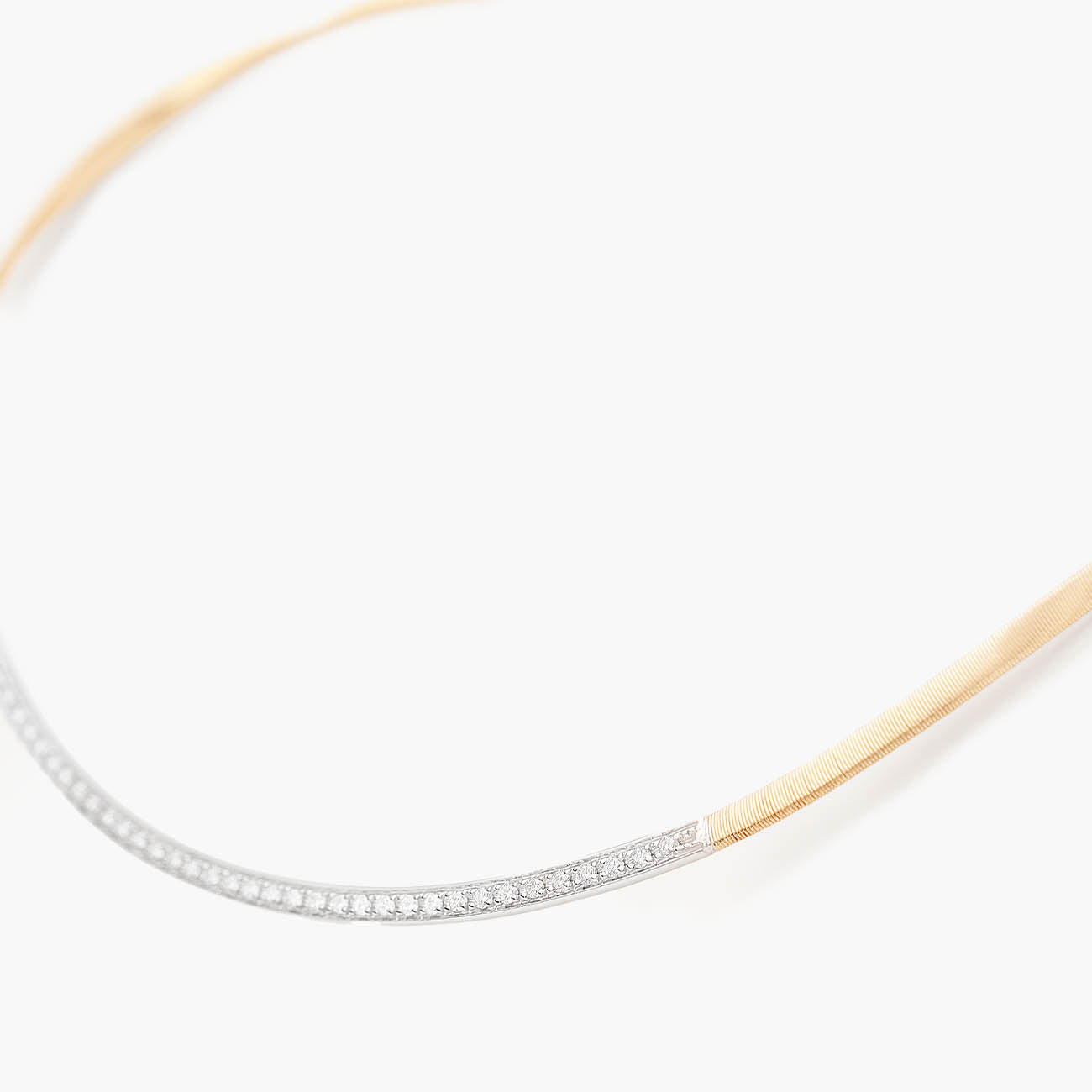 Marco Bicego Marrakech Twisted Strand Diamond Necklace