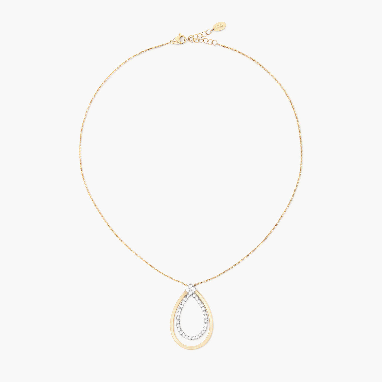 Marco Bicego Masai 18K Yellow Gold Diamond Pendant Necklace