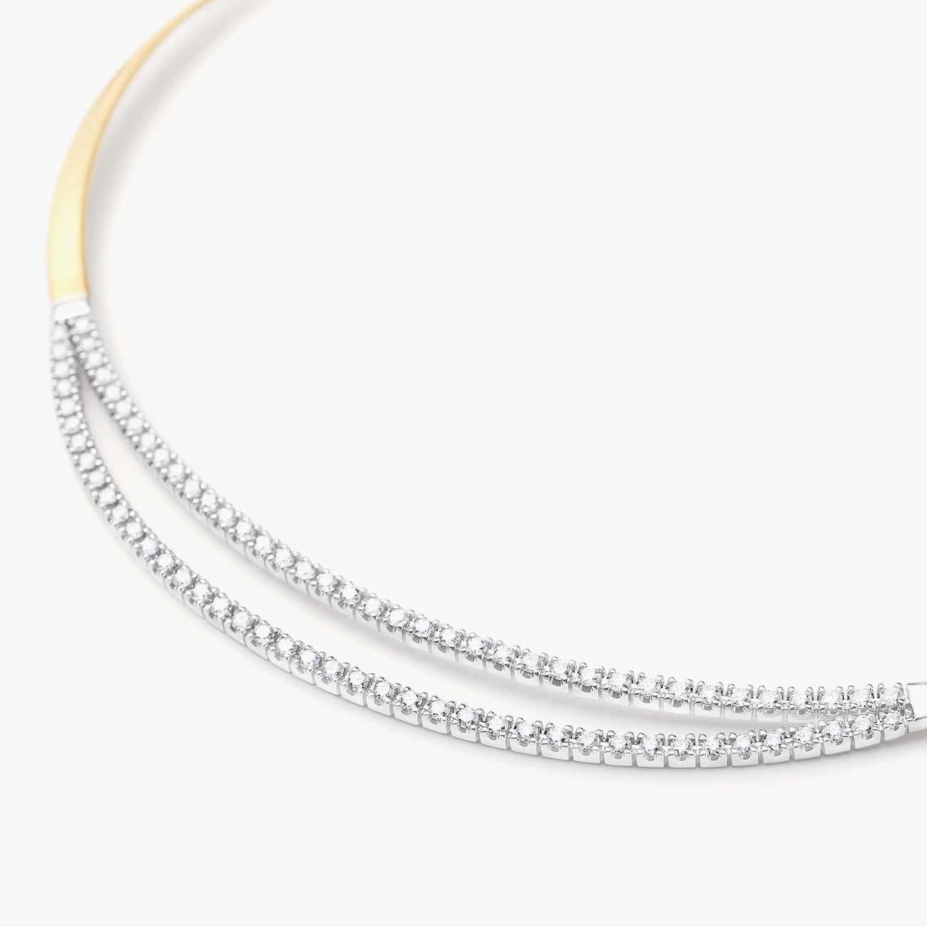 Marco Bicego Masai Diamond Collar Necklace in 18K Yellow Gold