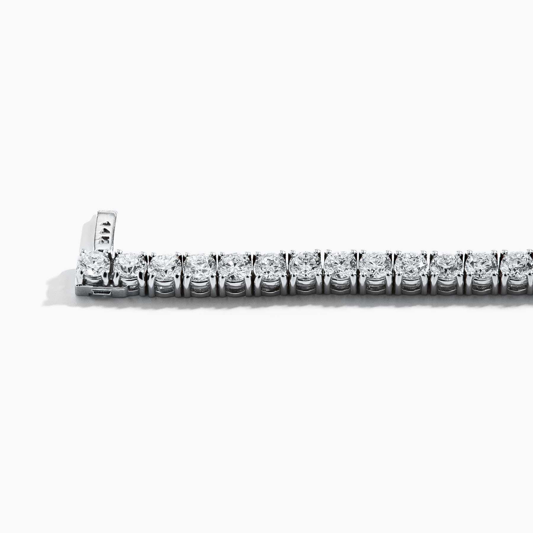12 Carat Diamond Tennis Bracelet in 14k White Gold
