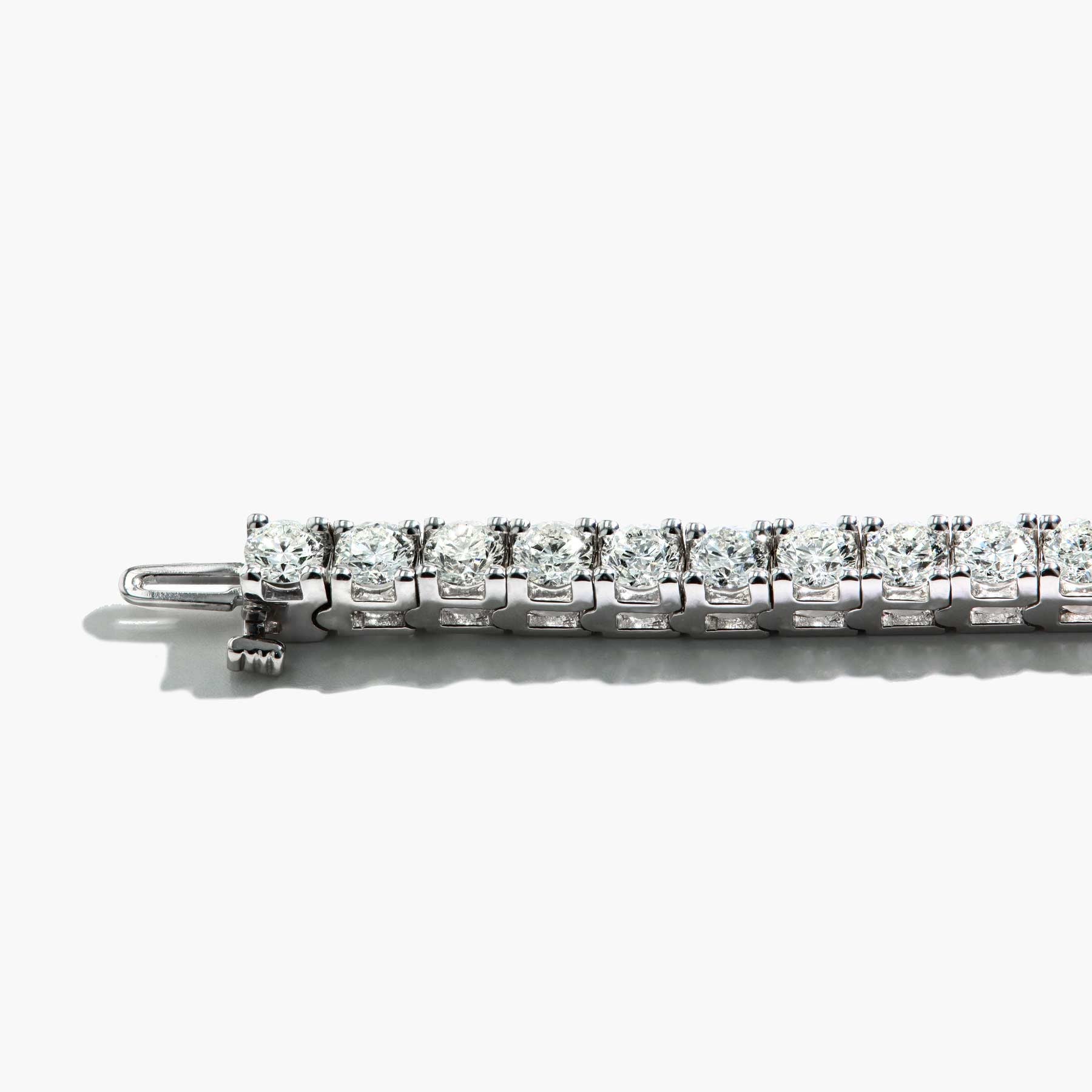 10 Carat Diamond Tennis Bracelet in 14k White Gold