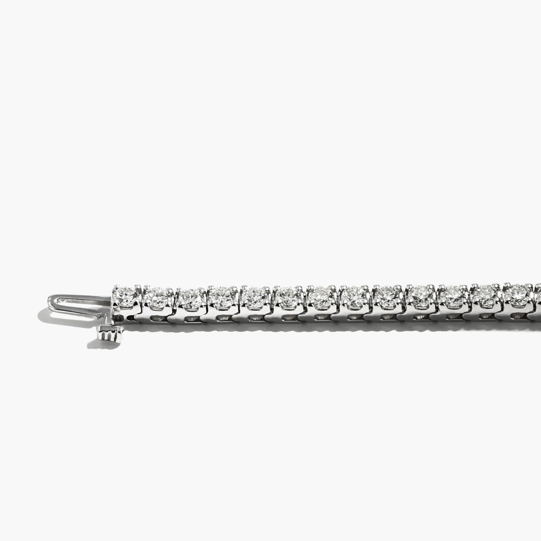 4.50 Carat Diamond Tennis Bracelet in 14k White Gold