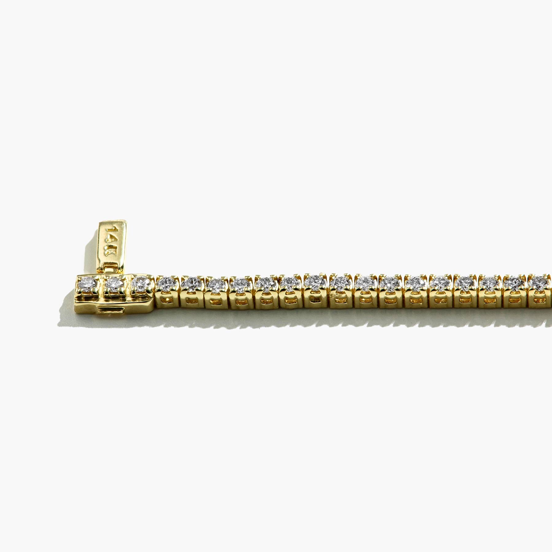 2 Carat Diamond Tennis Bracelet in 14k Yellow Gold