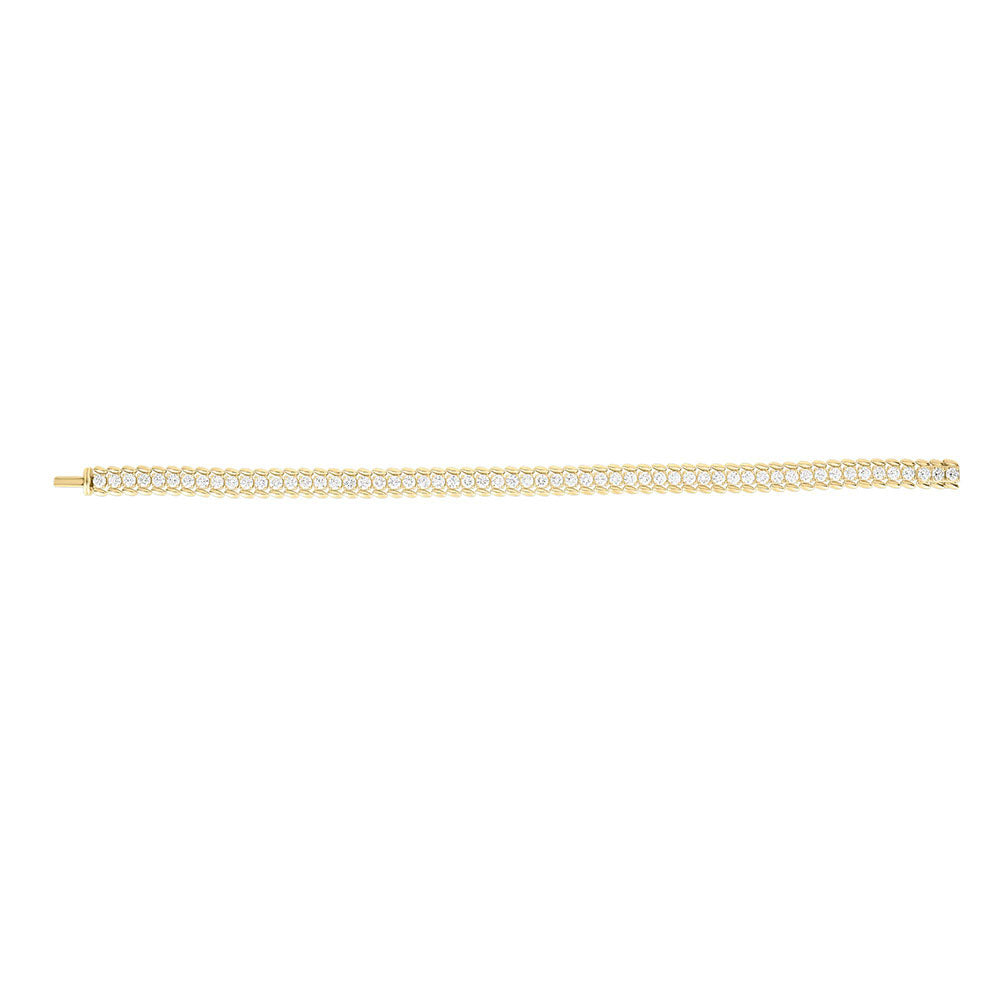 Roberto Coin Classic Diamond Collection Gold Bracelet