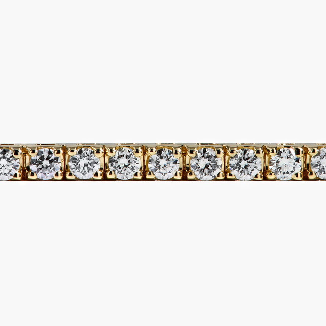 4.50 Carat Diamond Tennis Bracelet in 14k Yellow Gold