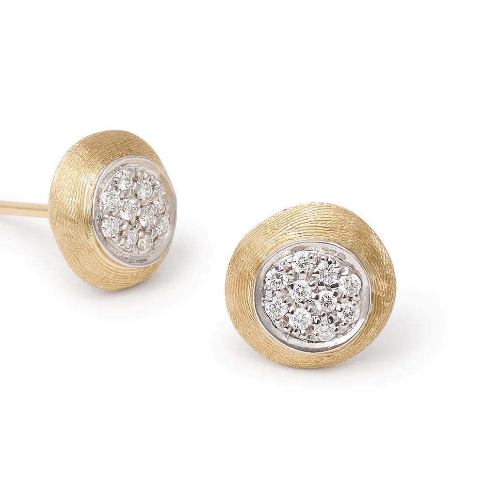 Marco Bicego Delicati Yellow Gold Diamond Stud Earrings