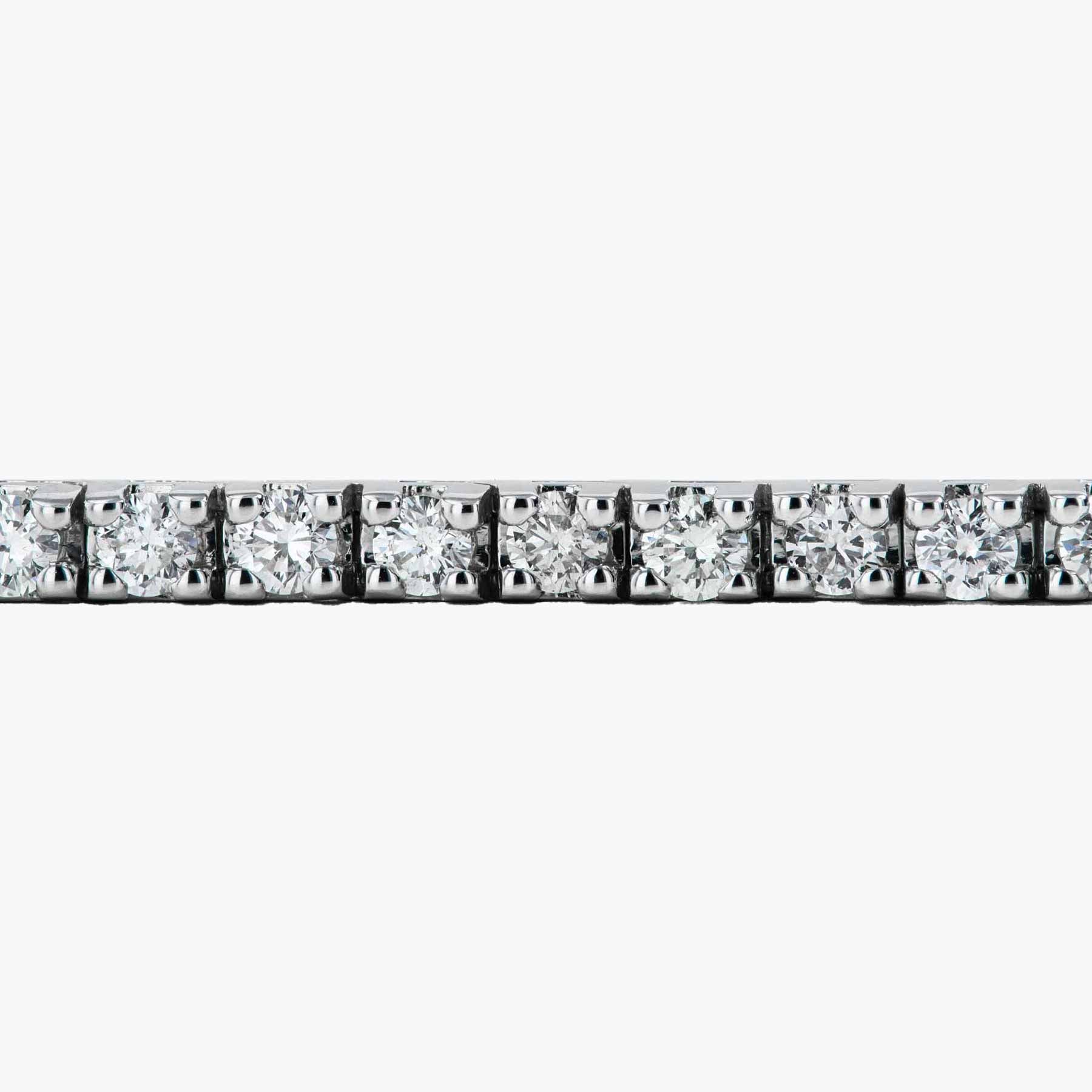 4.50 Carat Diamond Tennis Bracelet in 14k White Gold